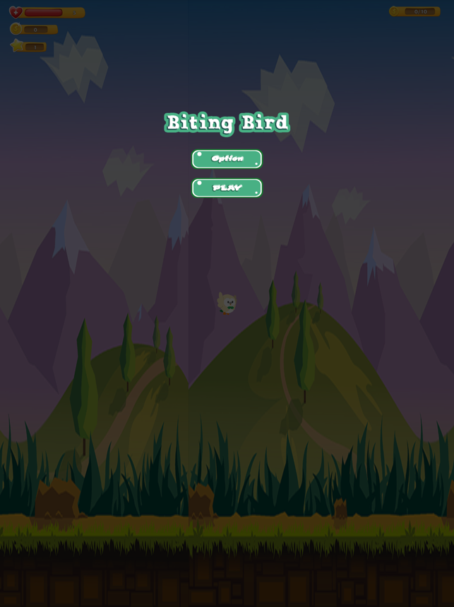 Biting Bird, game for IOS