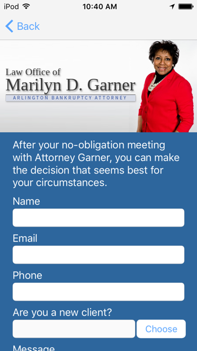 MD Garner Law App screenshot 2
