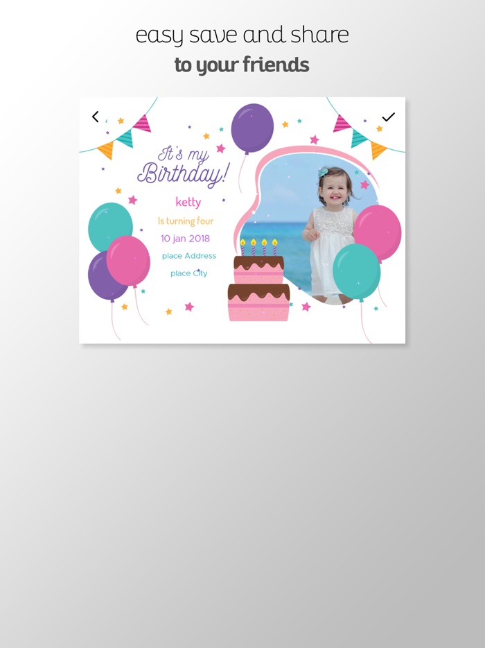 Birthday Party Card Creator