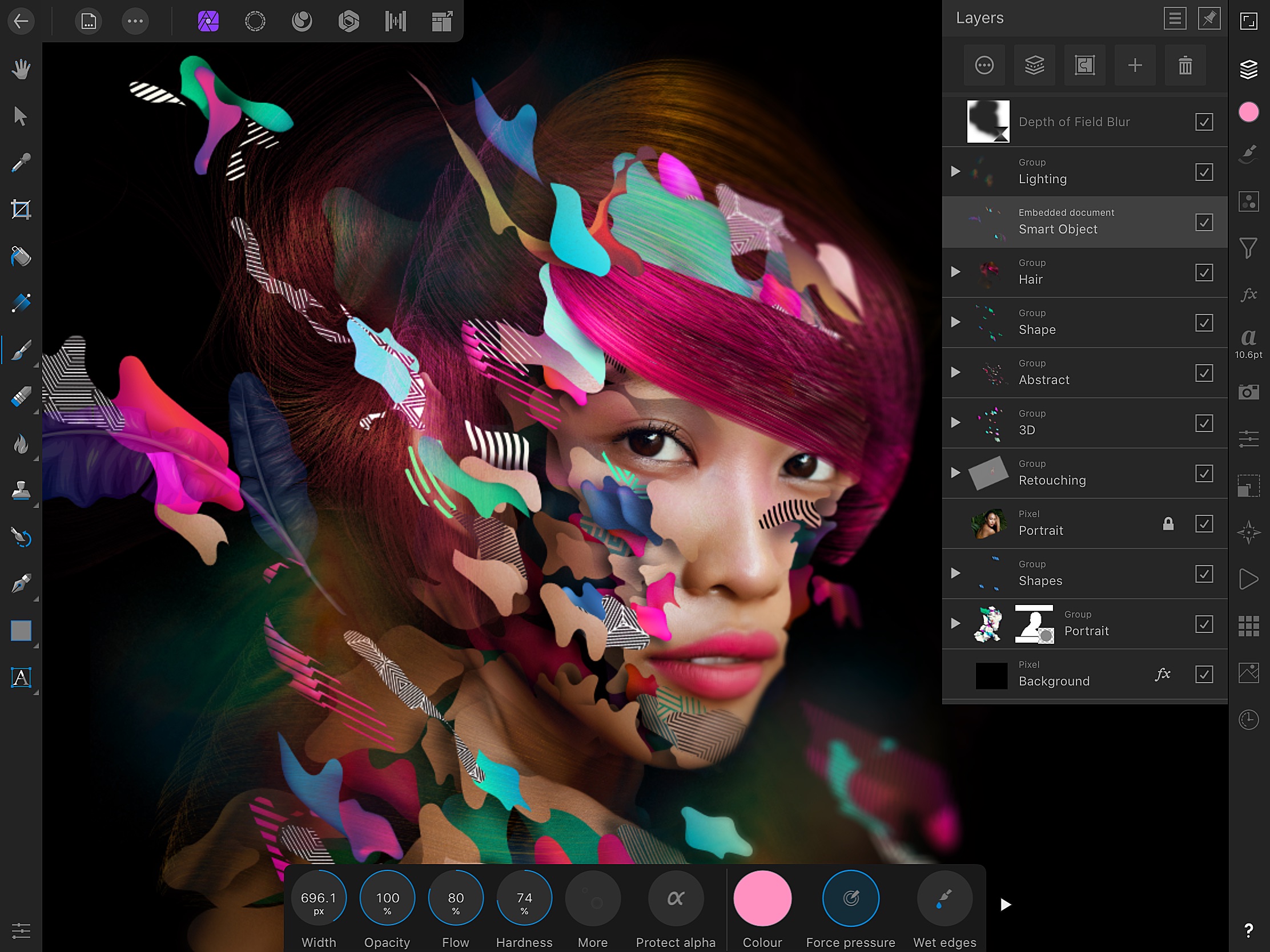 Screenshot do app Affinity Photo