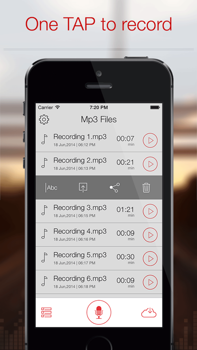 Mp3 Audio Recorder Pro Screenshot 2