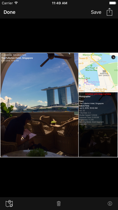 MapCamera: Add Map to Photo Screenshots