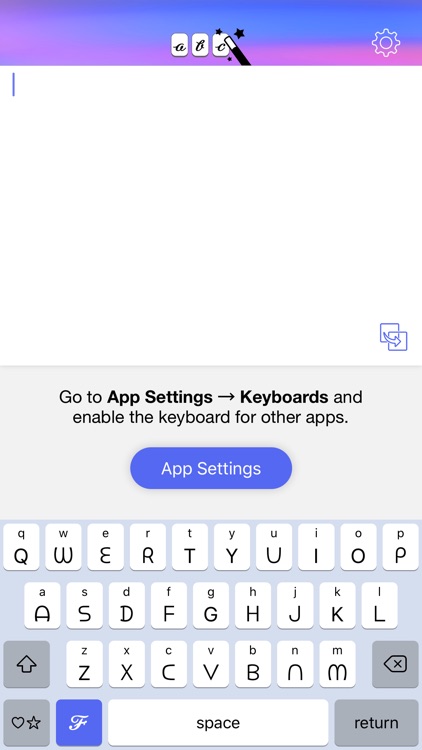 Text Designer Keyboard