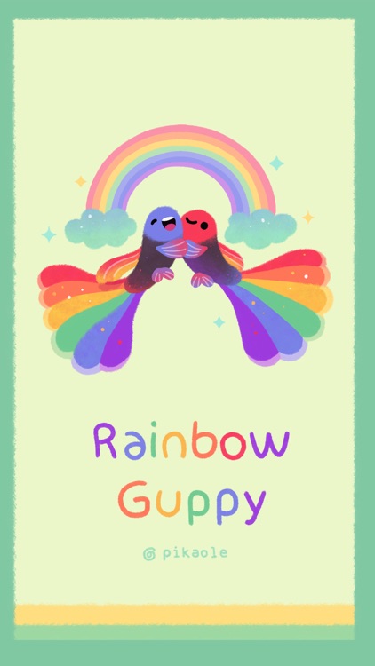 Rainbow guppy