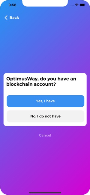 OptimusWay Wallet