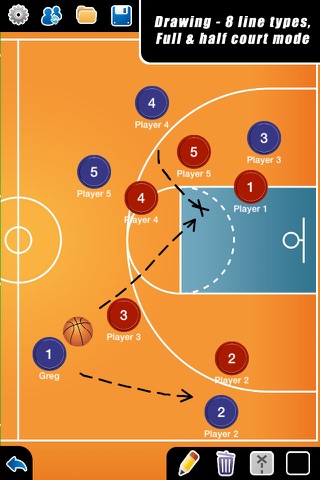 Coach Tactic Board: Basket - náhled