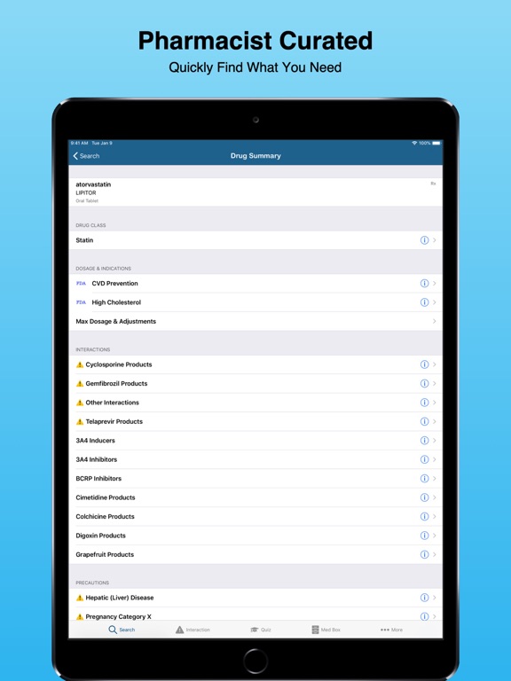 PocketPharmacist - Drug Information, Interaction Checker, and Medication Organizer screenshot