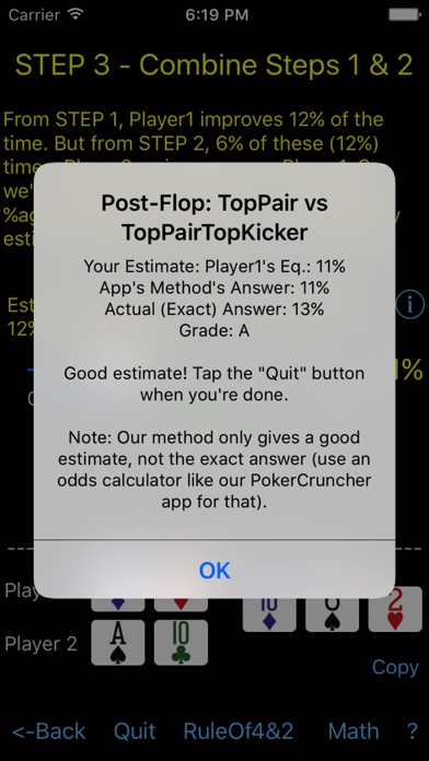 Poker Odds Teacher screenshot1