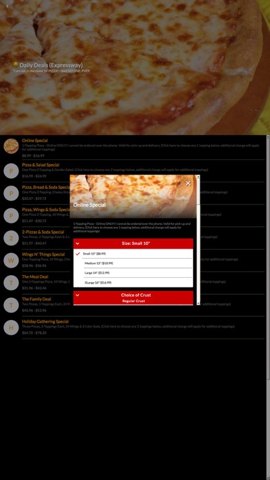 San Jose Pizza Express screenshot 4