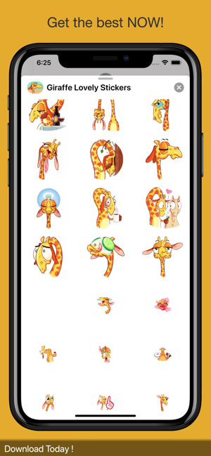 Giraffe Funny Stickers(圖2)-速報App