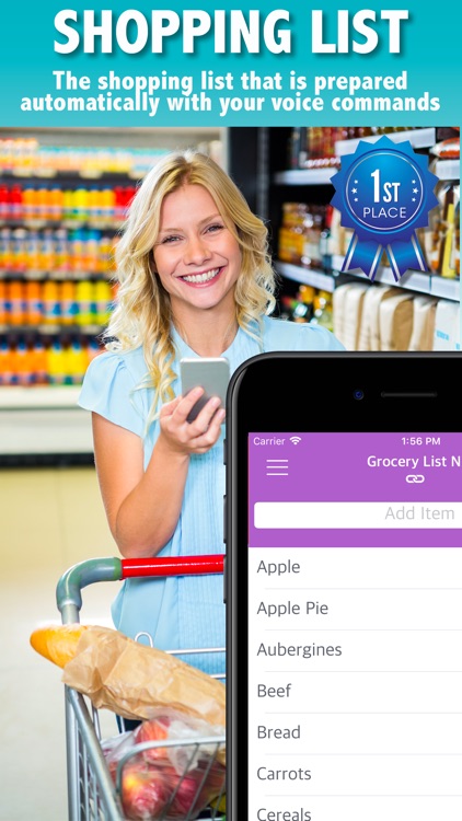 Grocery List by Voice