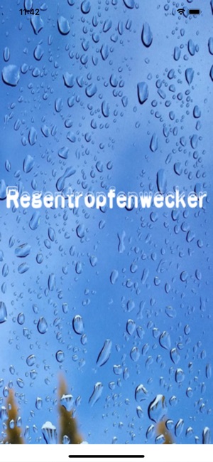 Regentropfenwecker