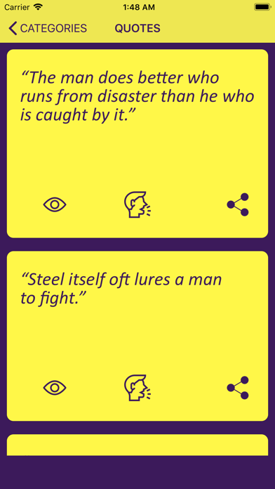 Epic Quotes of Homer screenshot 2