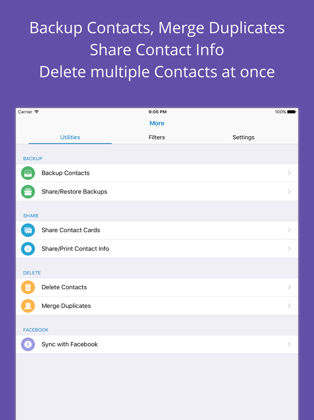 ‎ContactsXL Screenshot