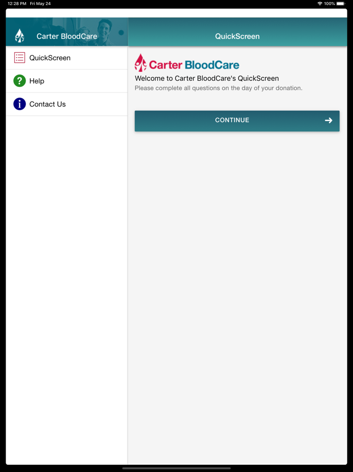 Carter Bloodcare QuickScreen