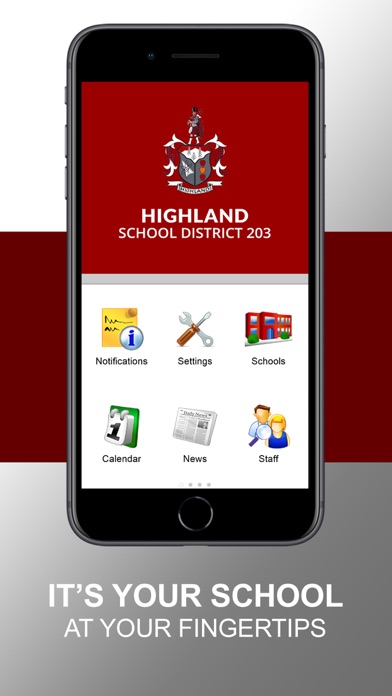 How to cancel & delete Highland School District 203 from iphone & ipad 1