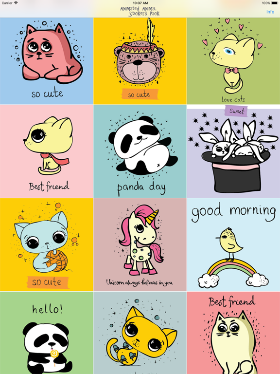 Animated Animal Stickers Pack screenshot 3