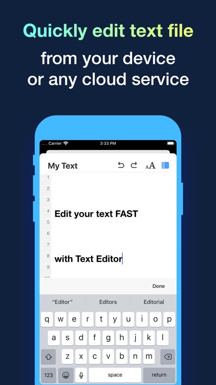 Text Editor.