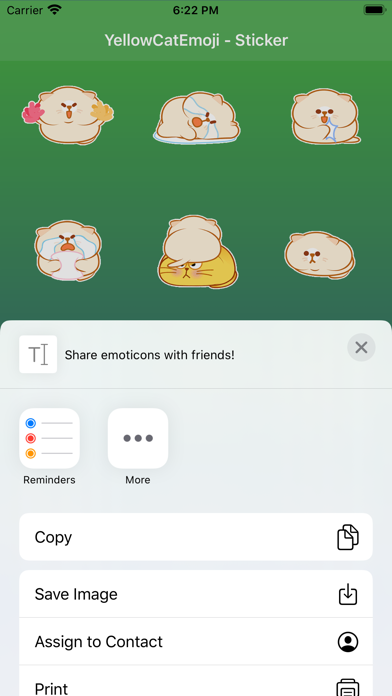 YellowCatEmoji - Sticker screenshot 2