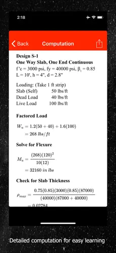 Captura 9 eStructural Lite: RCD-LRFD-USC iphone