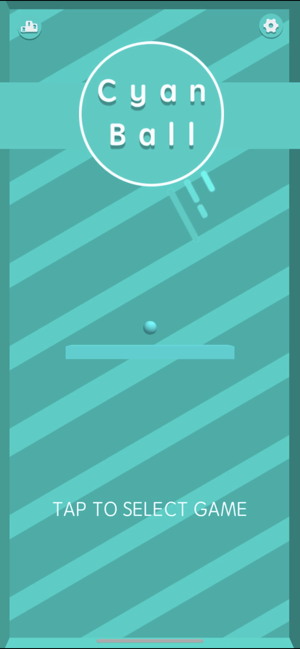 Cyan Ball Bounce(圖1)-速報App