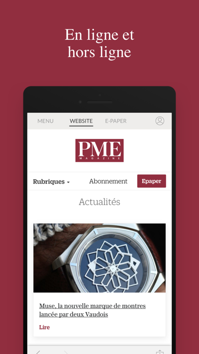 eMagazine PME screenshot 2