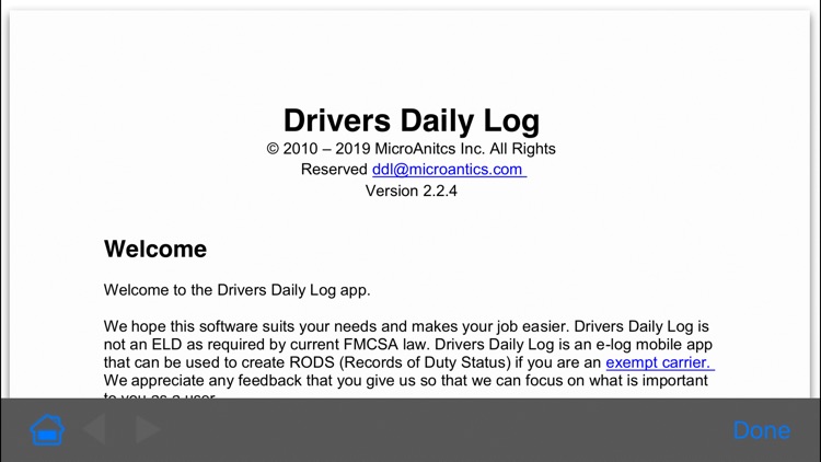 Drivers Daily Log