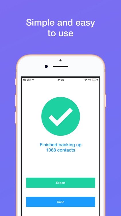 Backup My Contacts Easy