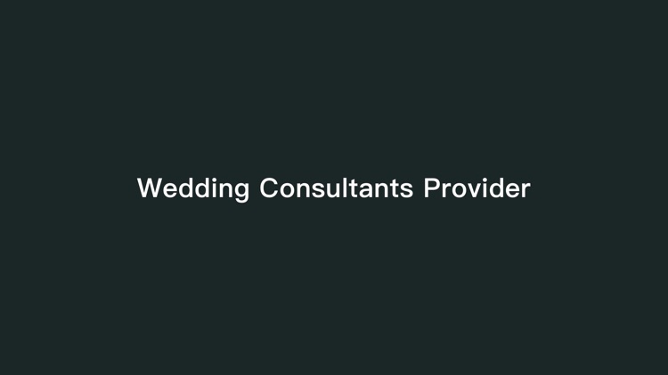 Wedding Consultants Provider