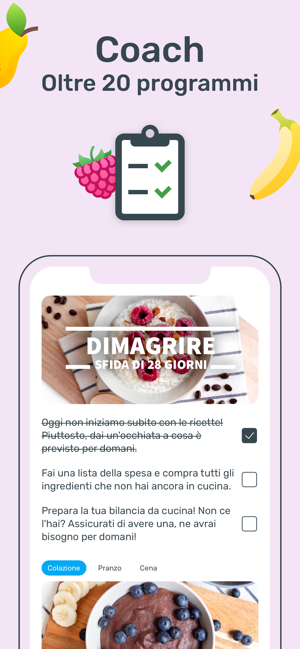 prepara la tua dieta