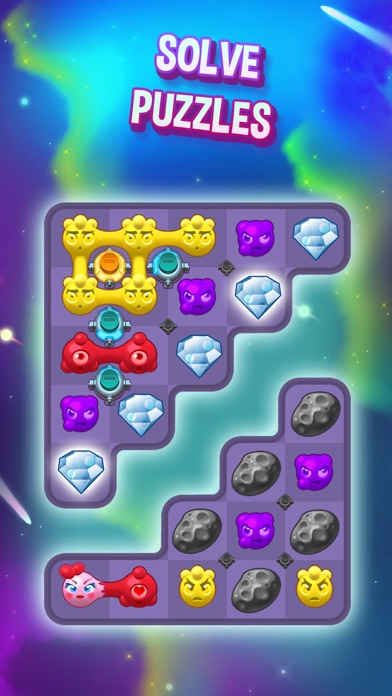 How to cancel & delete Aliens in Chains Space Puzzle from iphone & ipad 2