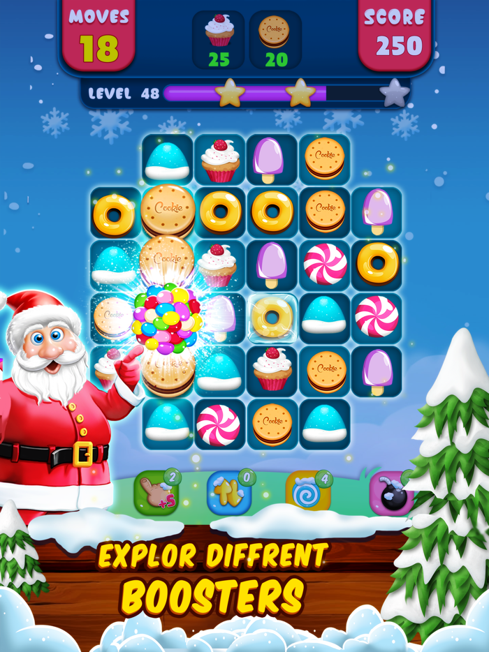 Candy World - Christmas Games