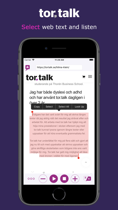 TorTalk - Text To Speech screenshot 3