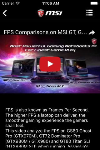 MSI Notebook - náhled