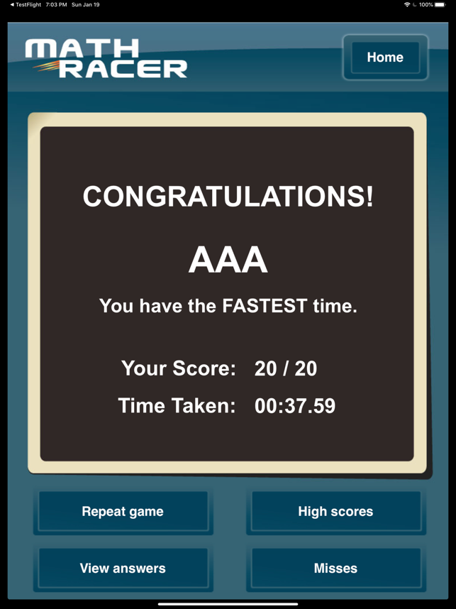 【iOS APP】Math Racer Deluxe 數學賽車手進階版 – Dr.愛瘋 APP Navi