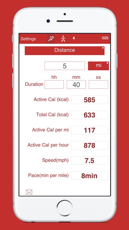 Running and Walking Calories