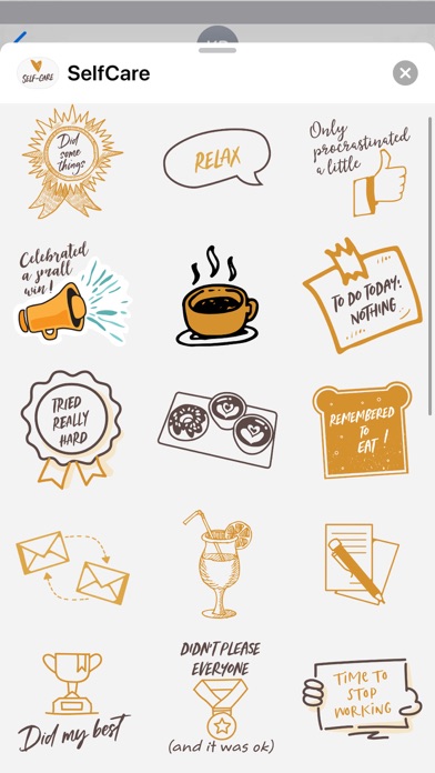 Self-Care Stickers screenshot 2
