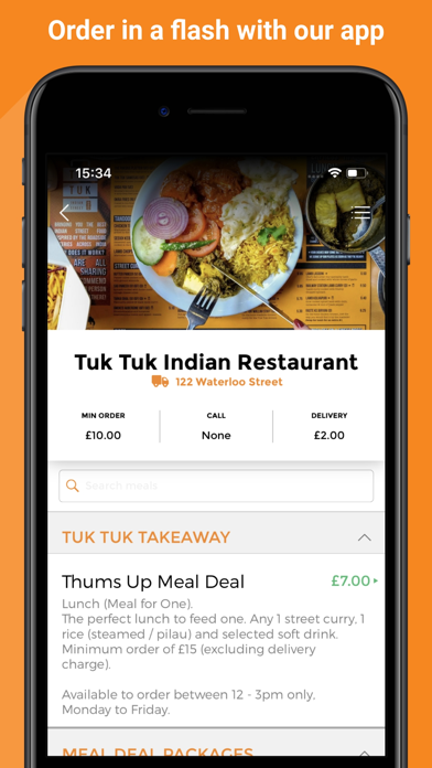 How to cancel & delete Tuk Tuk Indian Street Food from iphone & ipad 1