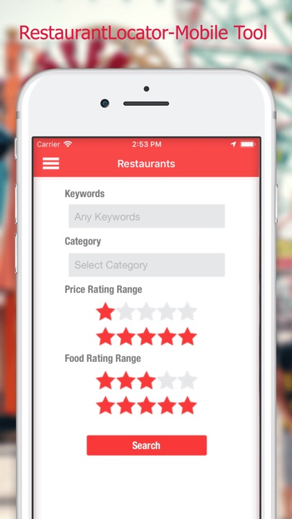 RestaurantLocator-Mobile Tool screenshot-3