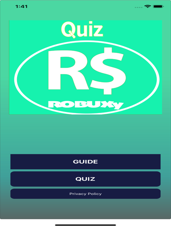 Telecharger Robux For Roblox Quiz Info Pour Ipad Sur L App Store Jeux - robux gratuit hack facile sans attente