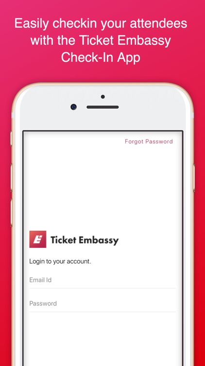 Ticket Embassy Check-in App