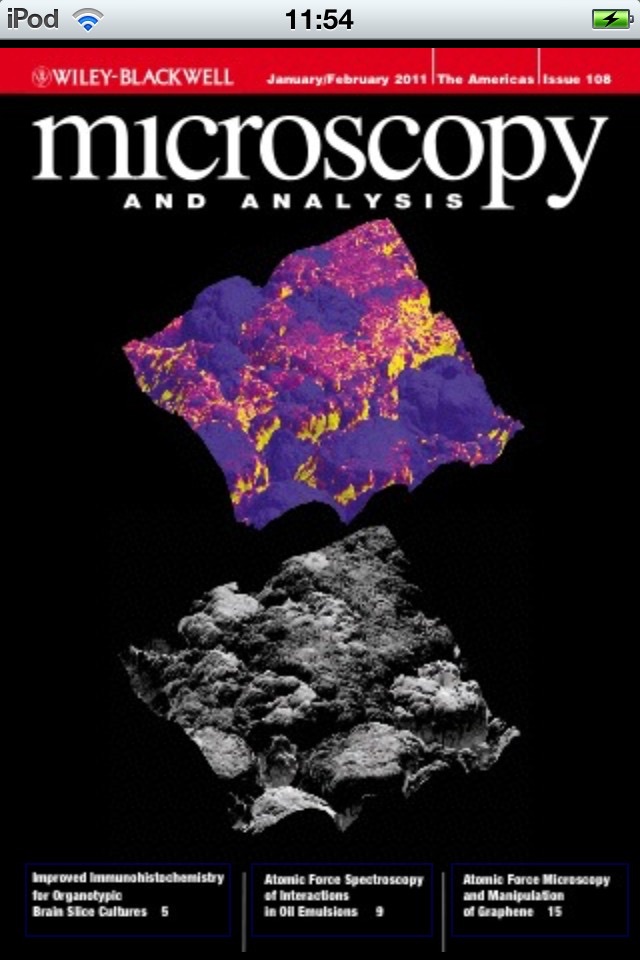 Microscopy & Analysis Magazine screenshot 2