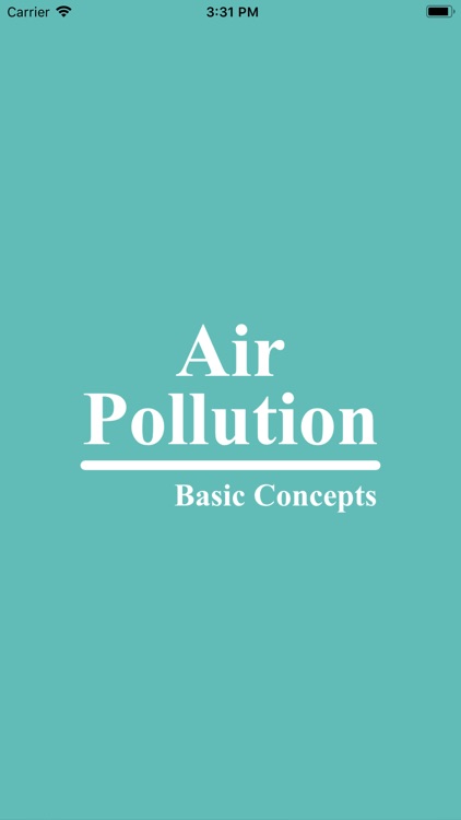 Air Pollution Basic Concepts