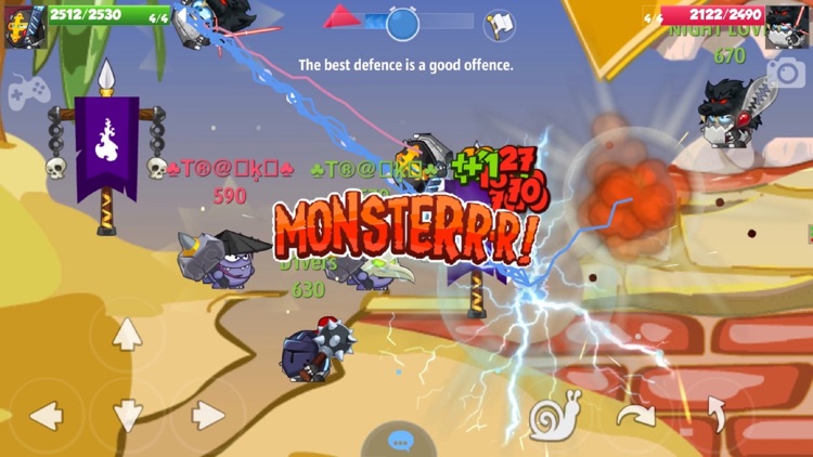 Wormix - PVP Multiplayer Game screenshot-3