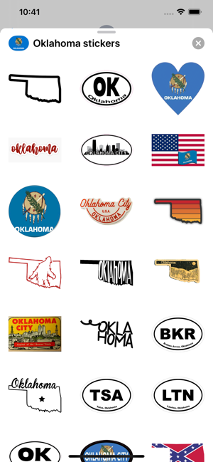Oklahoma emoji - USA sticker(圖2)-速報App