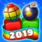 Tap to crush toy cubes and blast it all