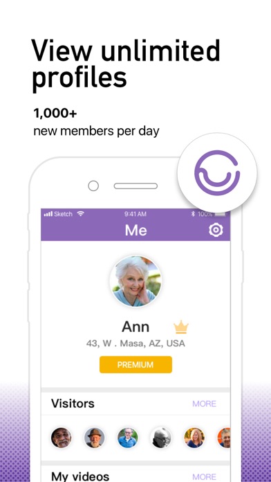 Senior Meetme: Dating over 50+ screenshot 4