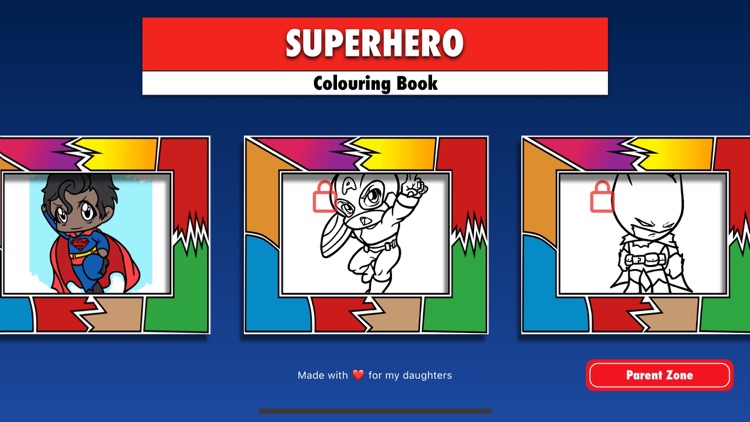 Colouring Superheroes