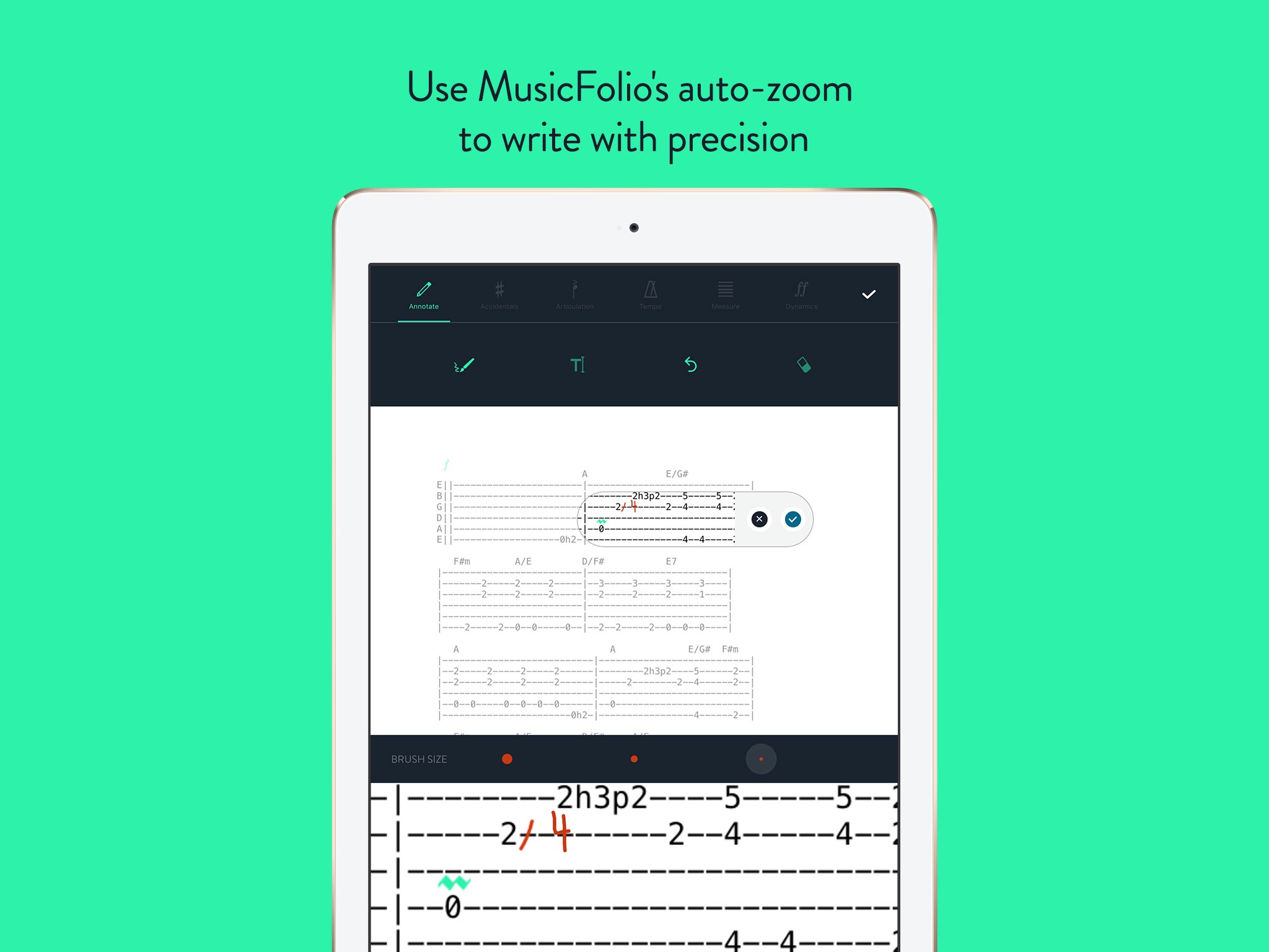 MusicFolio screenshot 2