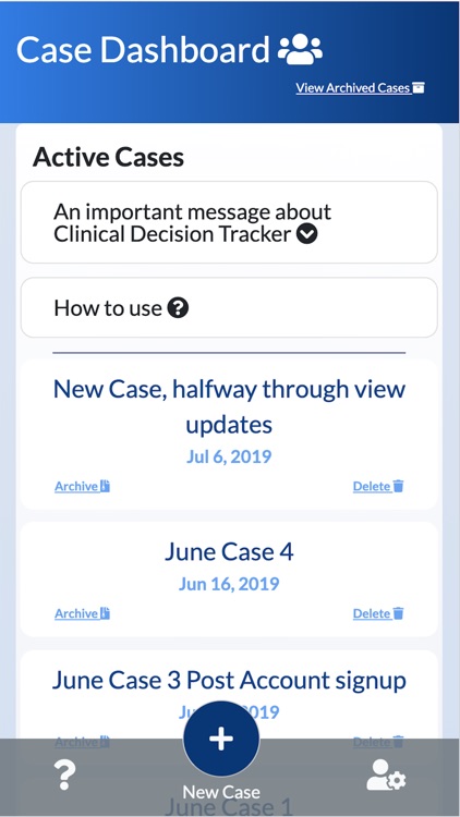 Clinical Decision Tracker